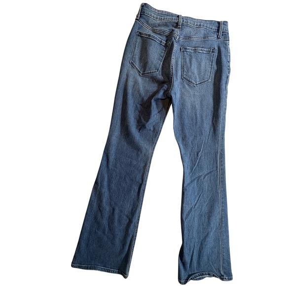 Old Navy Denim - Old Navy Wow Flare Jeans Womens 4 Blue High Rise Stretch Denim Bell Bottoms